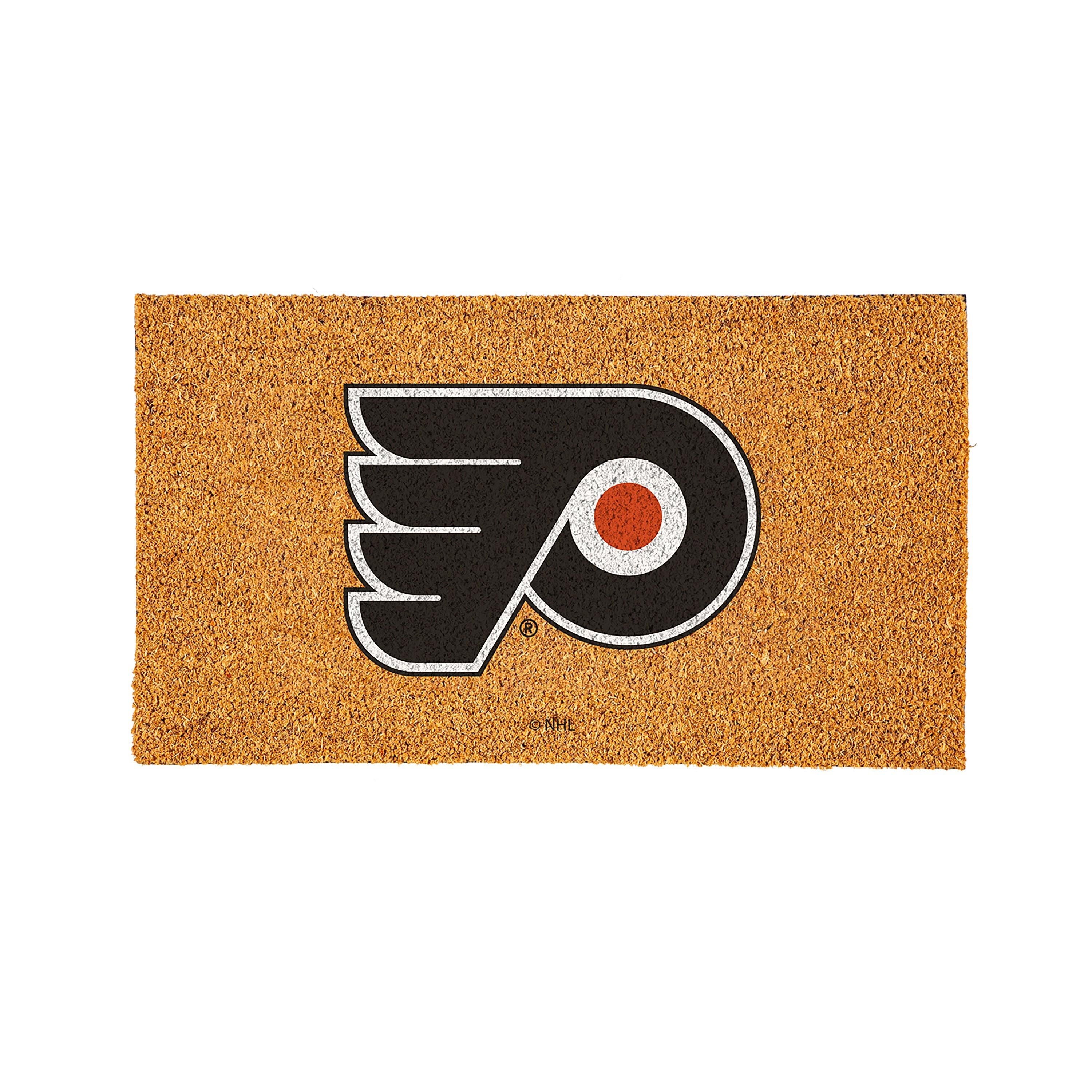Coir Mat, 16"x28", Philadelphia Flyers - Sports Gifts, Sports Memorabilia, Sports Collectibles, Fan Shop