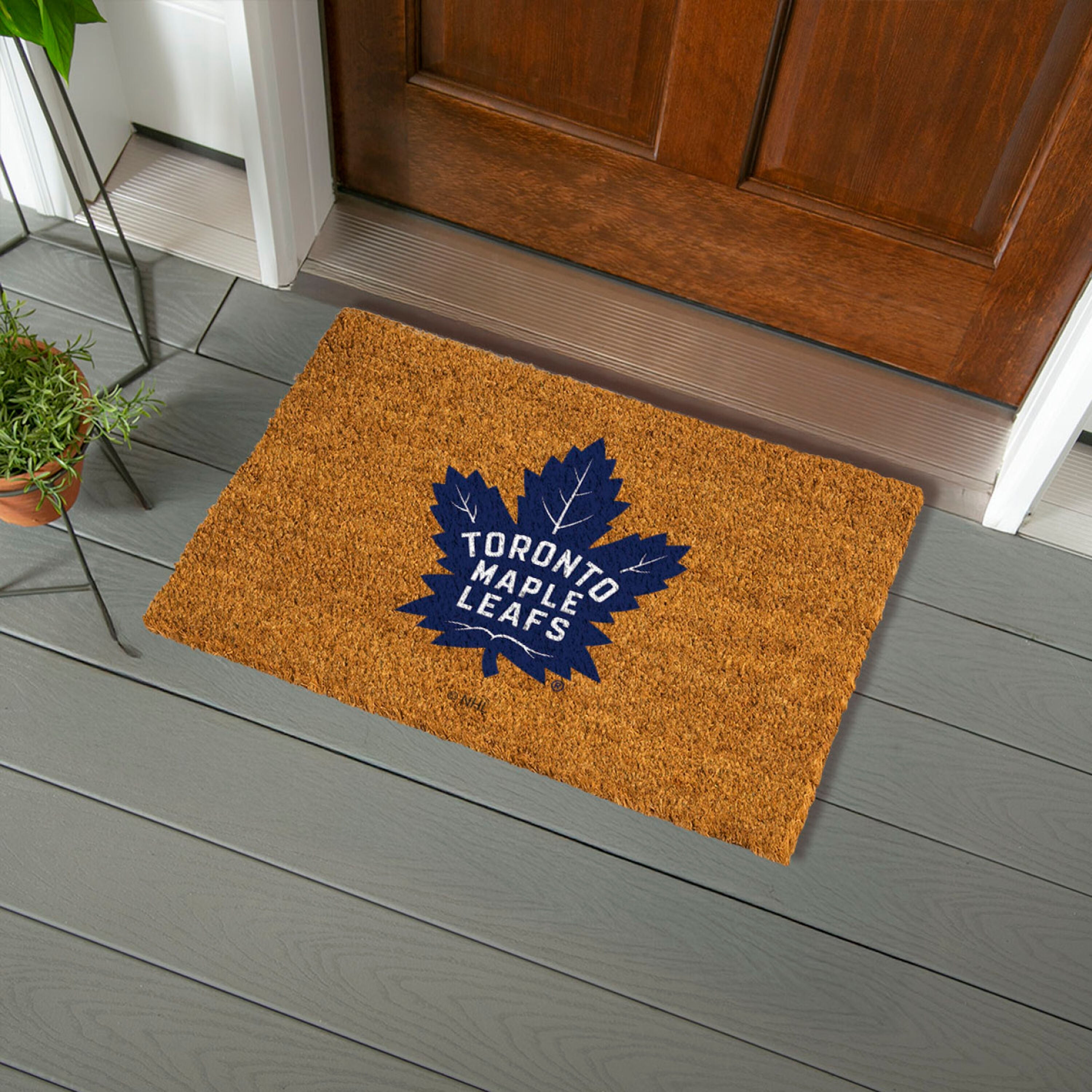 Coir Mat, 16"x28", Toronto Maple Leafs - Sports Gifts, Sports Memorabilia, Sports Collectibles, Fan Shop