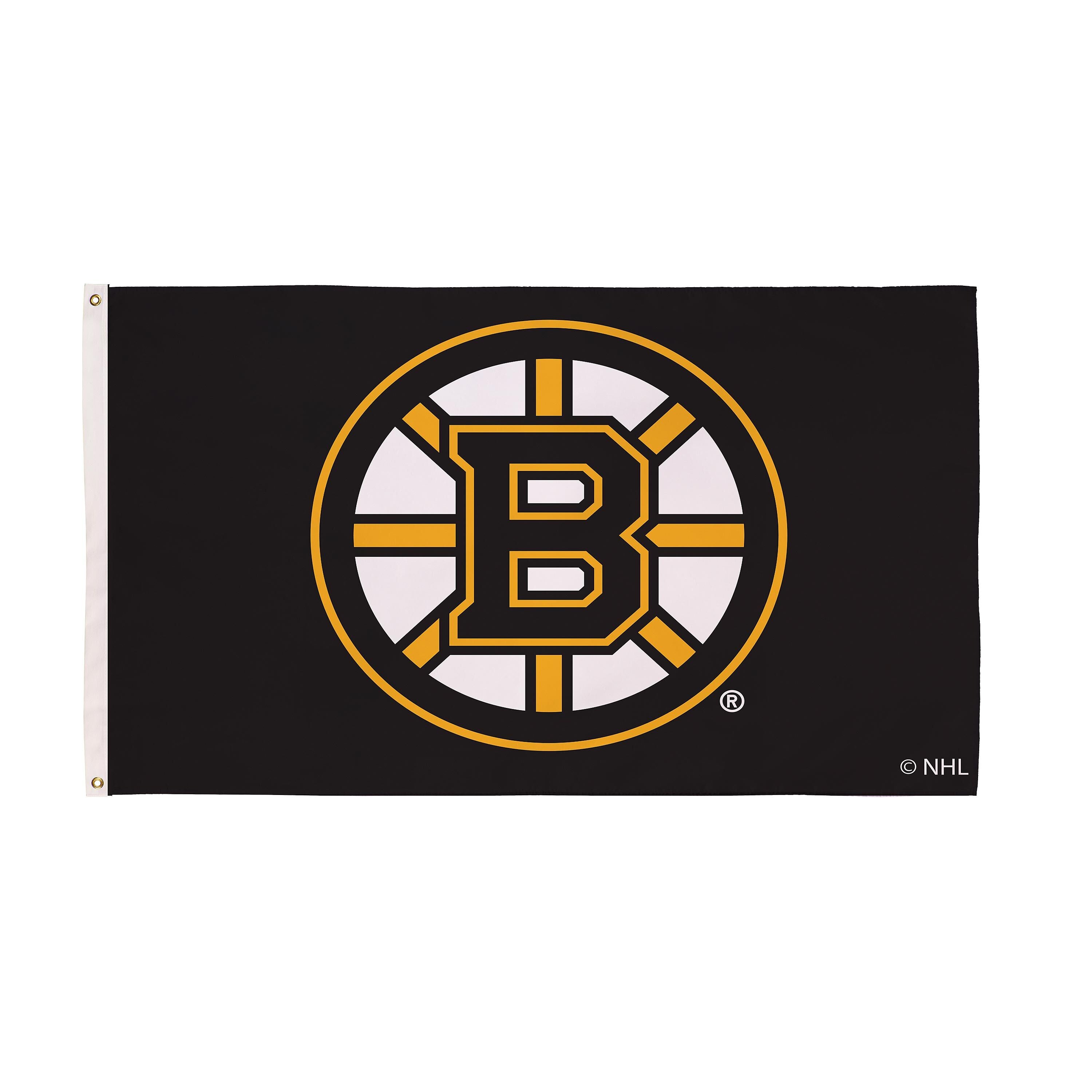 3'x5' Single Sided Flag w/ 2 Grommets, Boston Bruins - Sports Gifts, Sports Memorabilia, Sports Collectibles, Fan Shop