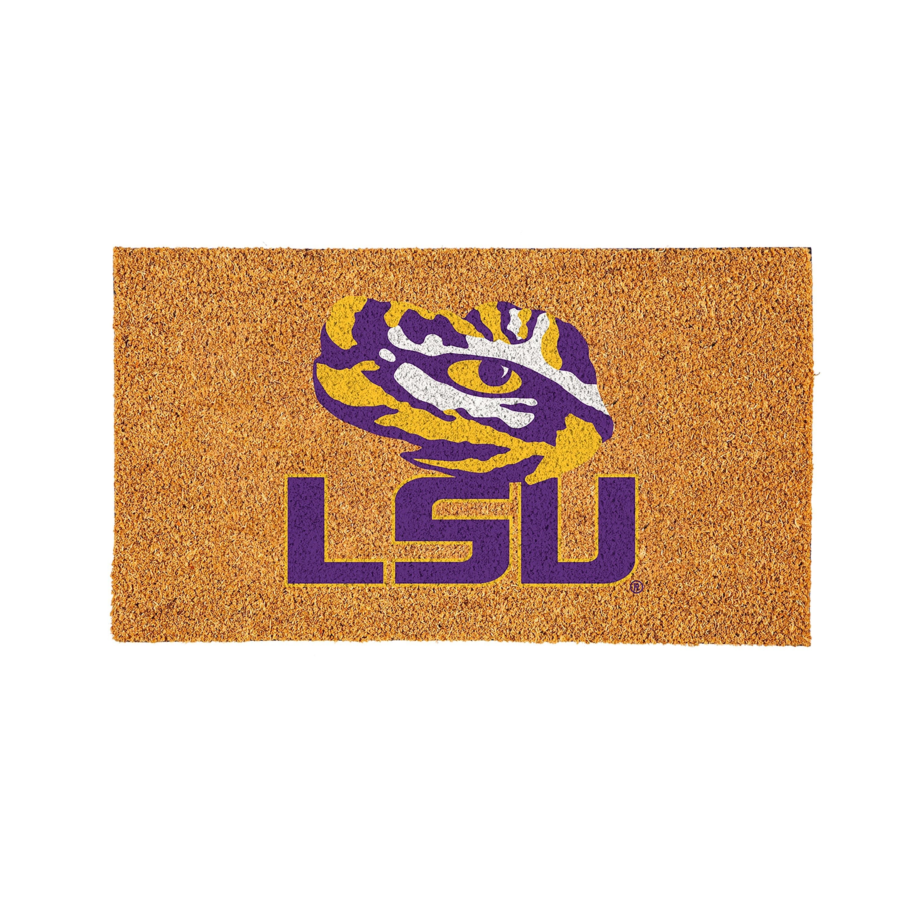 Coir Mat, 16"x28", Louisiana State University - Sports Gifts, Sports Memorabilia, Sports Collectibles, Fan Shop