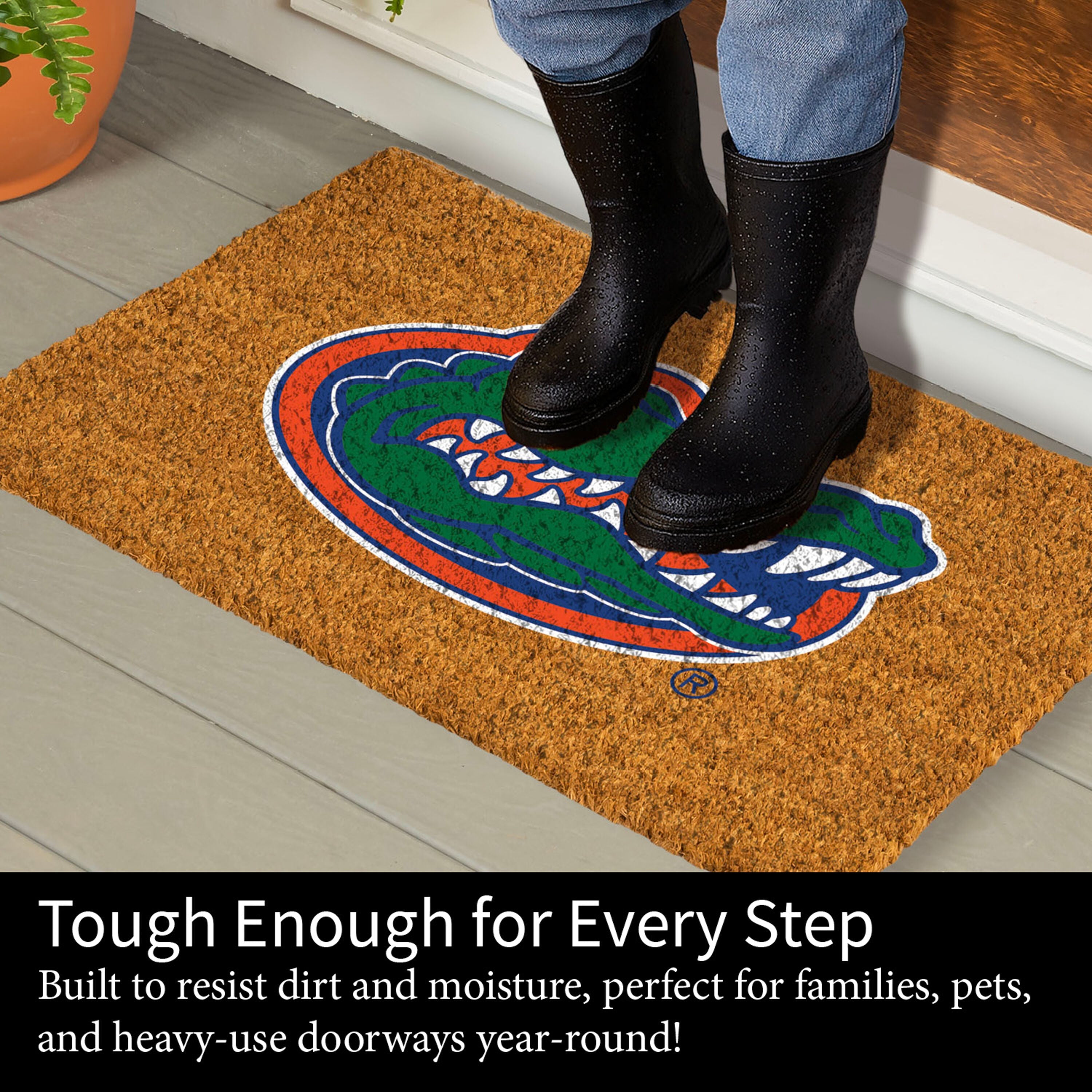 Coir Mat, 16"x28", University of Florida - Sports Gifts, Sports Memorabilia, Sports Collectibles, Fan Shop