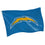 Los Angeles Chargers Single Sided Estate Flag with 2 Grommets, 3'x5'