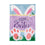 Happy Easter Bunny Applique Garden Flag