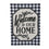 Classic Welcome Home Garden Applique Flag