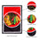 NHL Hockey Burlap House Flag, Chicago Blackhawks - Sports Gifts, Sports Memorabilia, Sports Collectibles, Fan Shop