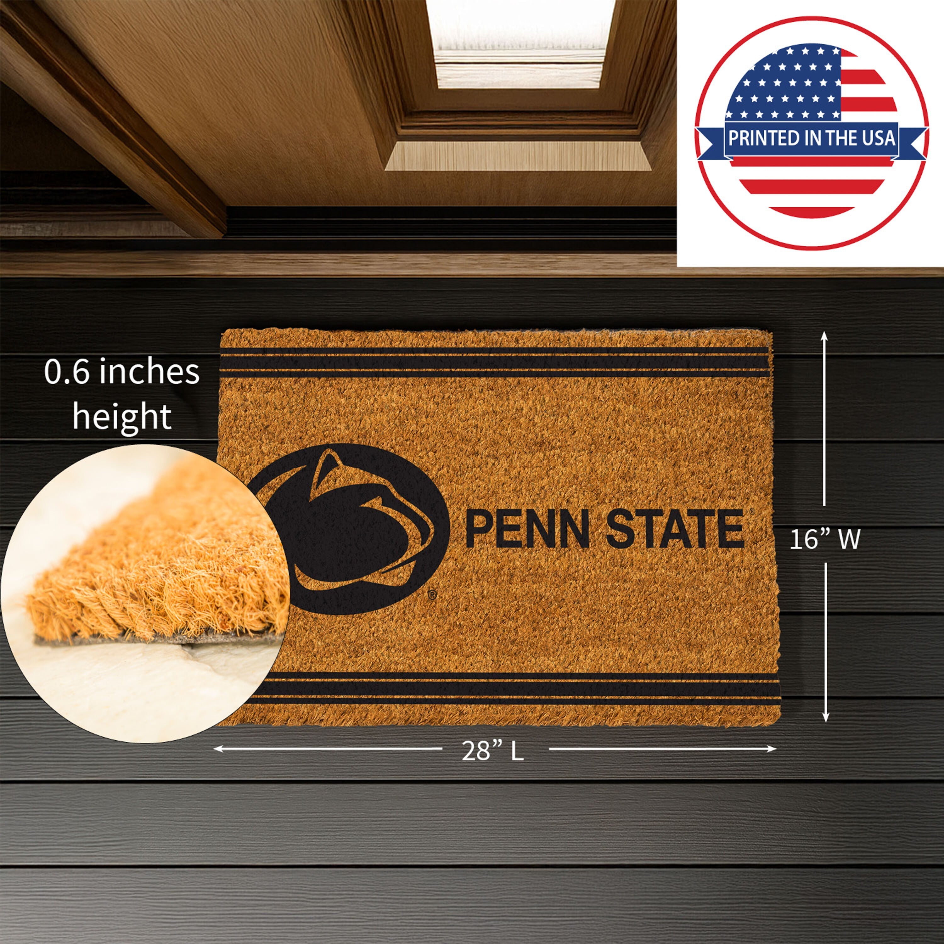 Penn State, Coir Mat 1C - Sports Gifts, Sports Memorabilia, Sports Collectibles, Fan Shop