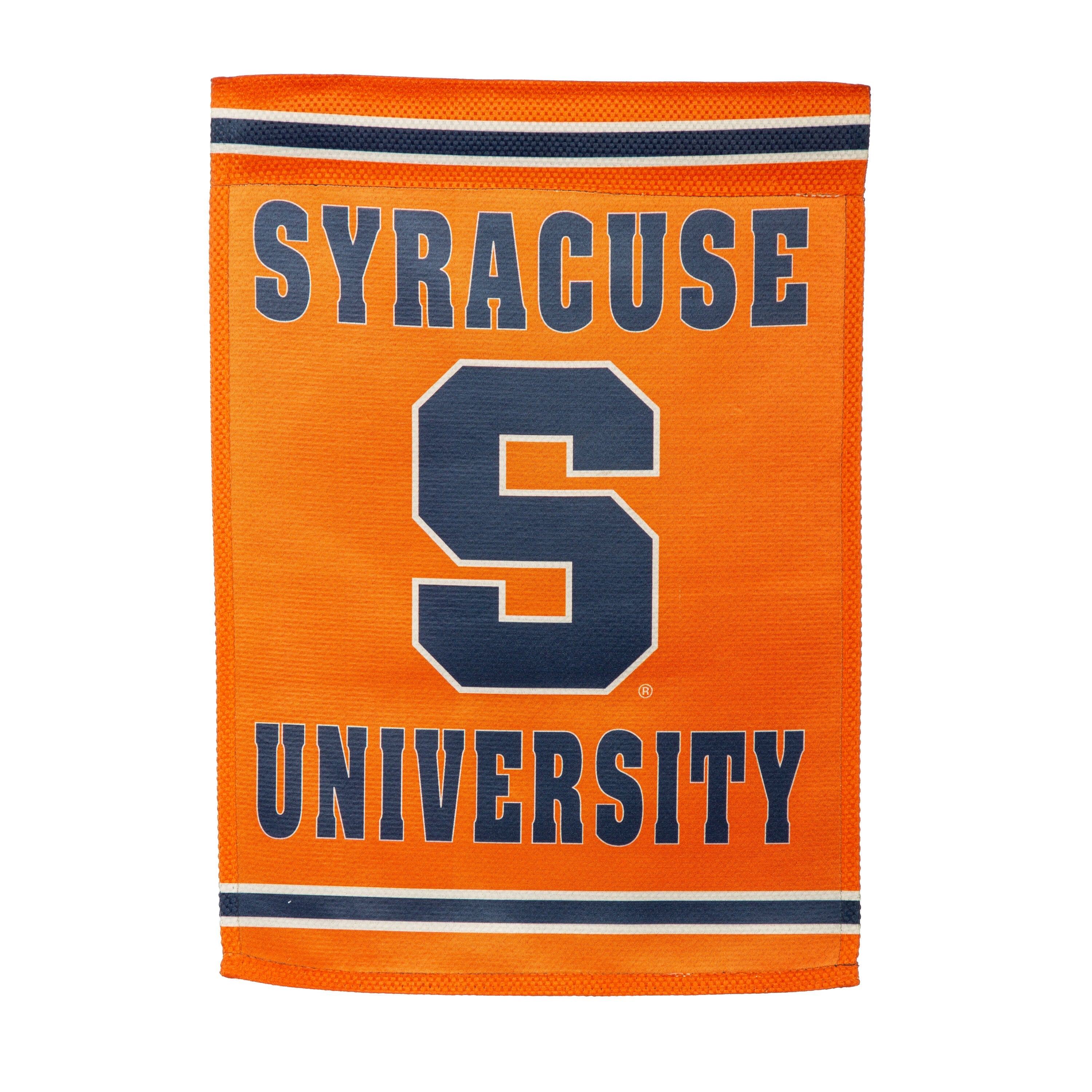 Embossed Suede Flag, GDN Size, Syracuse - Sports Gifts, Sports Memorabilia, Sports Collectibles, Fan Shop