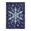 Snowflake Applique House Flag