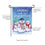 Chillin with My Snowmies Applique Garden Flag