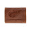 Detroit Red Wings, Tri-Fold Wallet, Brown, CH, 100% Genuine Leather - Sports Gifts, Sports Memorabilia, Sports Collectibles, Fan Shop