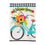 Welcome Home Bicycle Applique Garden Flag