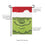 Christmas Monster Applique Garden Flag