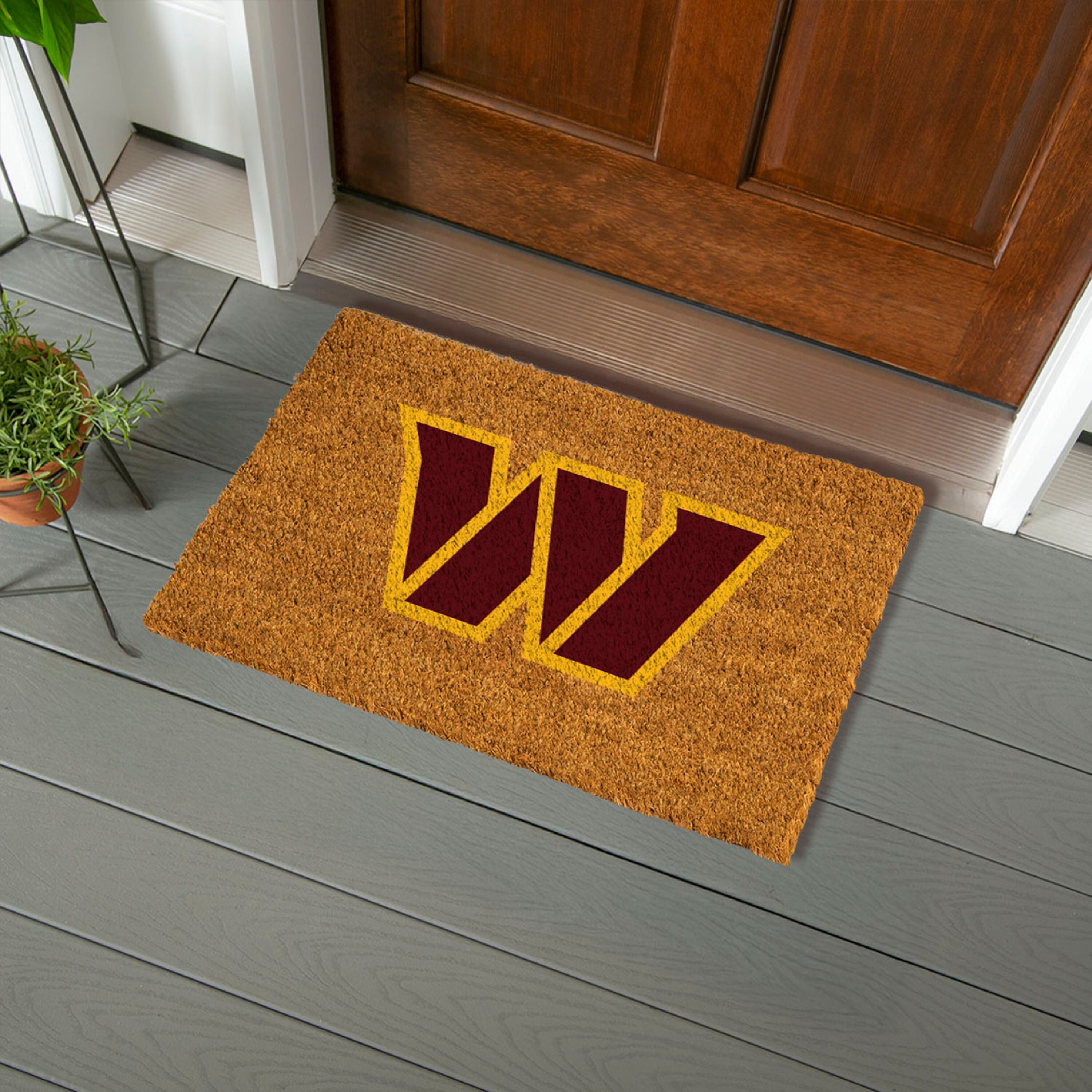 Coir Mat, 16"x28", Washington Commanders - Sports Gifts, Sports Memorabilia, Sports Collectibles, Fan Shop