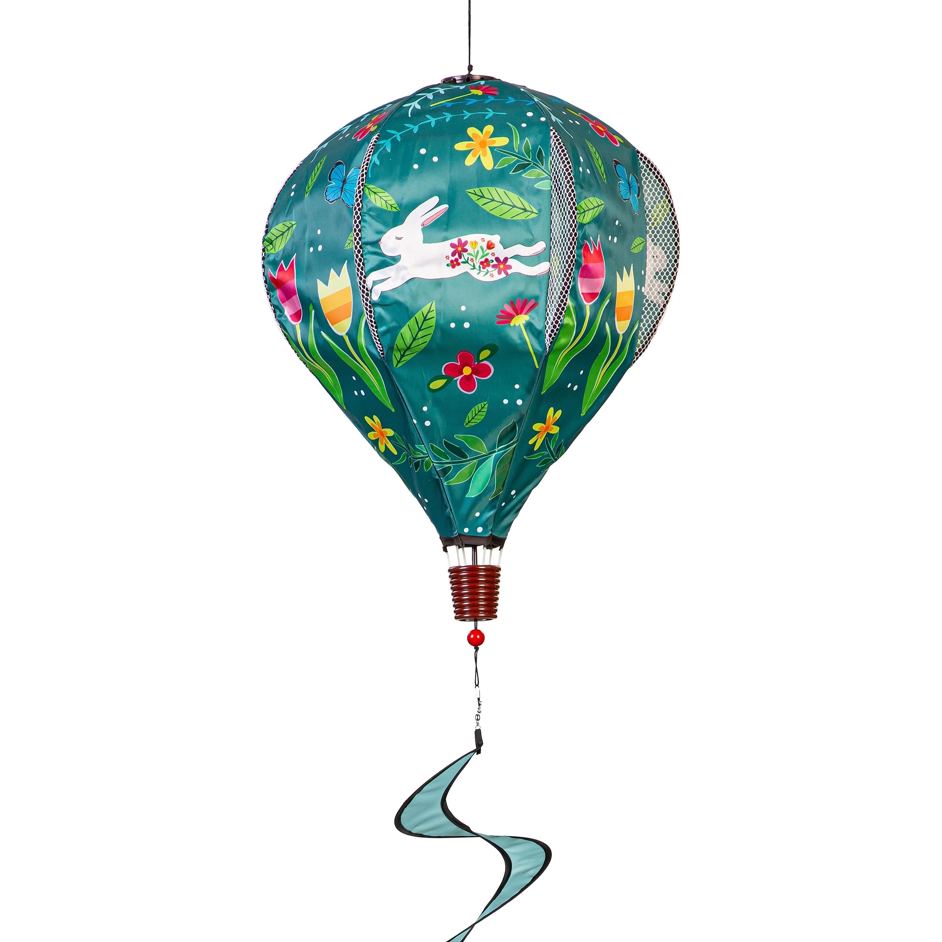 Welcome Spring Bunny Balloon Spinner - Sports Gifts, Sports Memorabilia, Sports Collectibles, Fan Shop