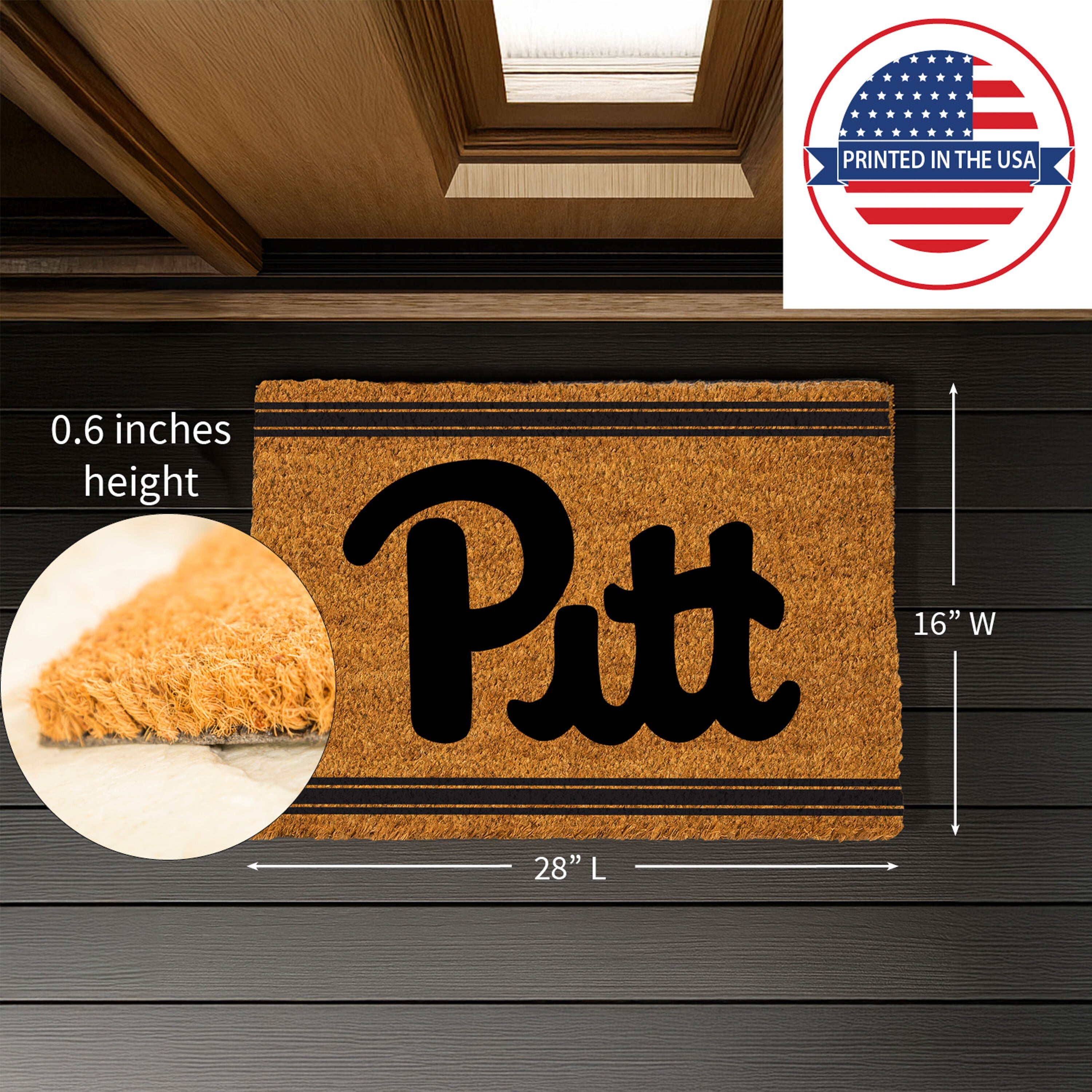 University of Pittsburgh, Coir Mat 1C - Sports Gifts, Sports Memorabilia, Sports Collectibles, Fan Shop