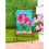 Spring Geraniums Garden Applique Flag