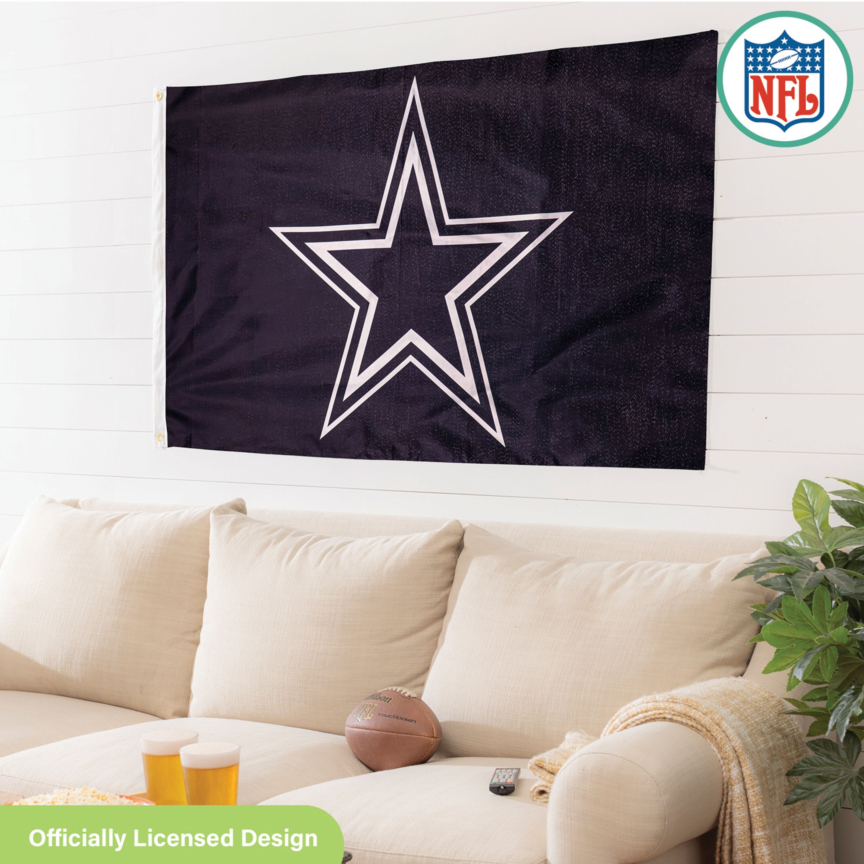 Dallas Cowboys Single Sided Estate Flag with 2 Grommets, 3'x5'