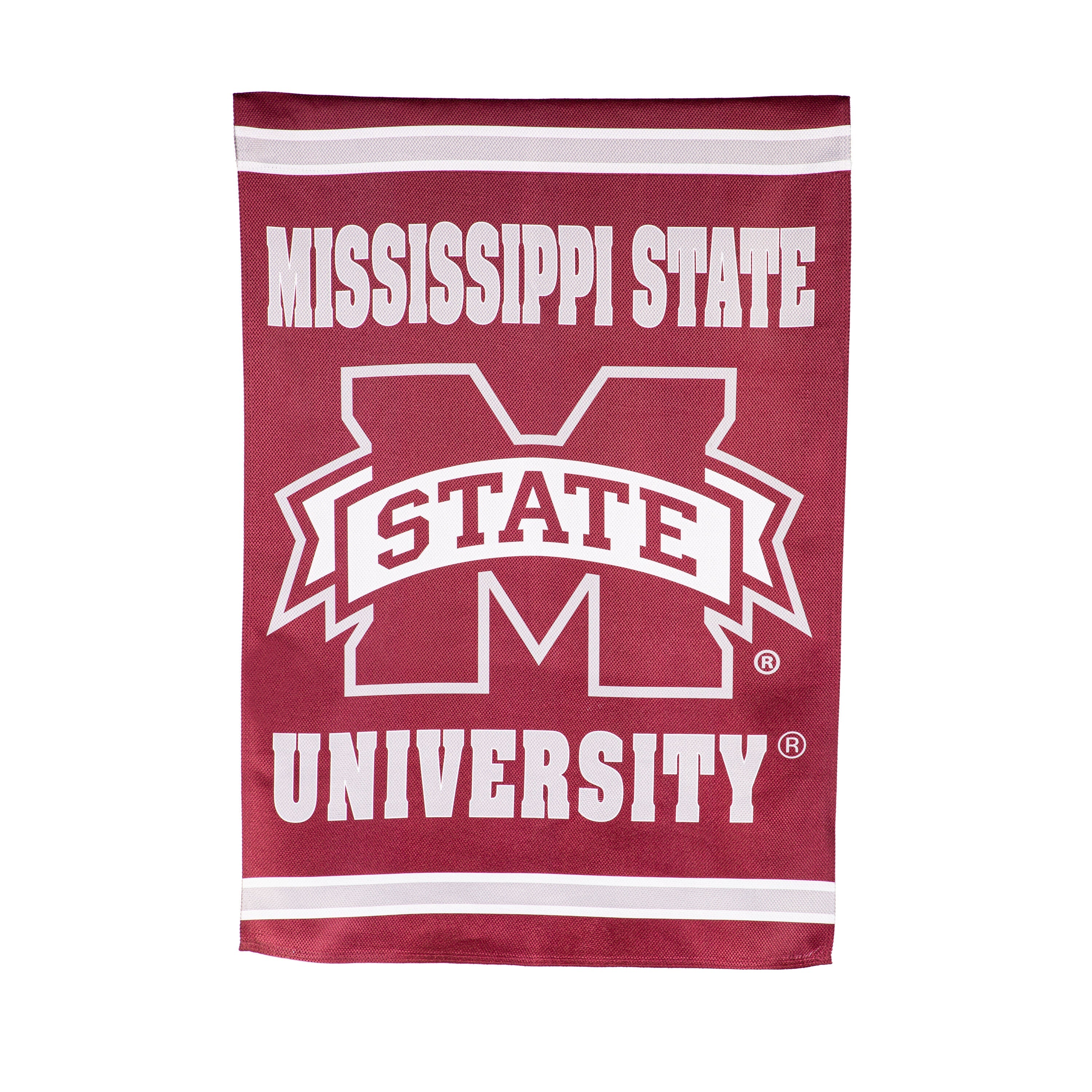 Embossed Suede Flag, House Size, Mississippi State University - Sports Gifts, Sports Memorabilia, Sports Collectibles, Fan Shop