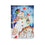 Sweet Snowman and Friends Suede House Flag - Sports Gifts, Sports Memorabilia, Sports Collectibles, Fan Shop