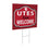 University of Utah Coroplast Yard Sign, "Fans Welcome"