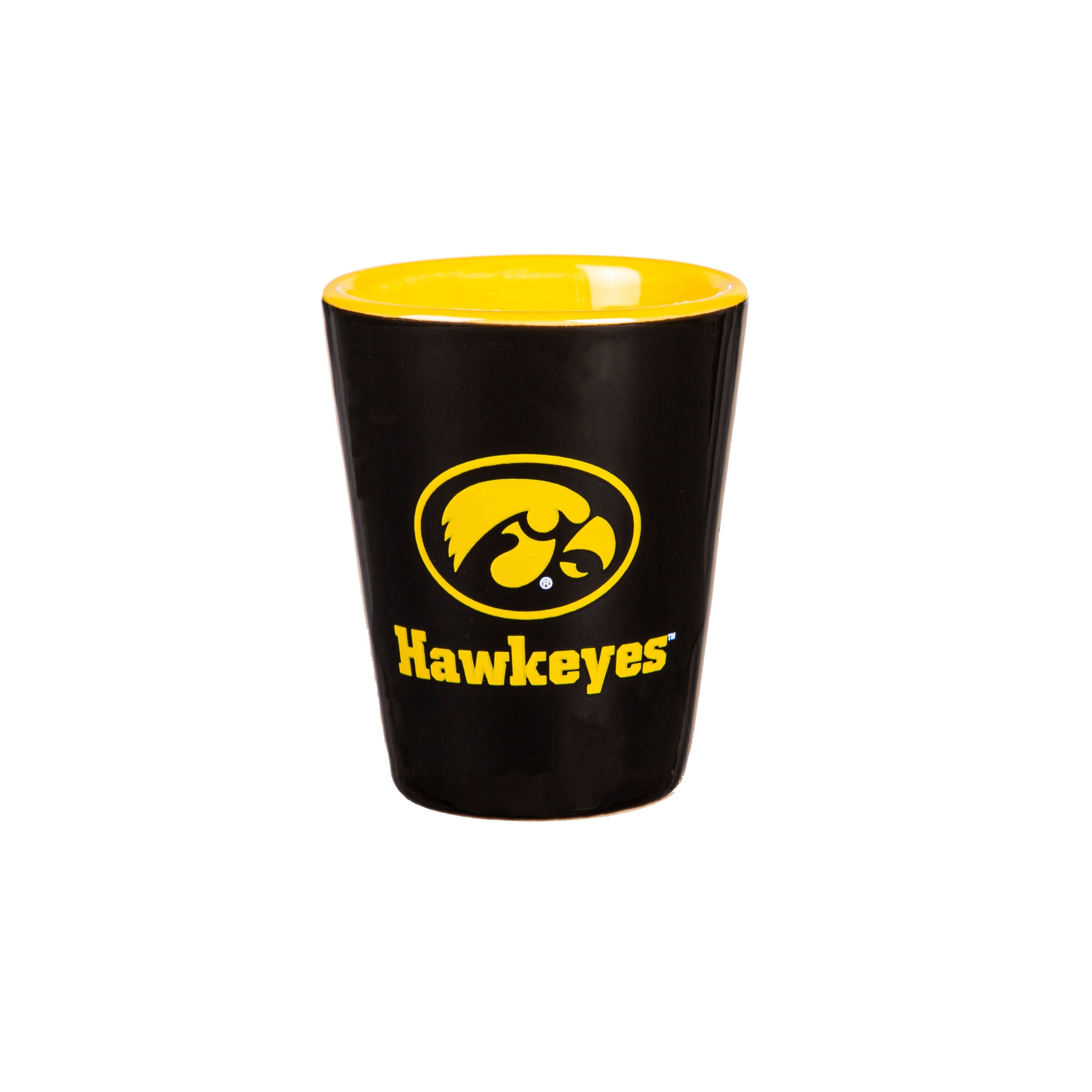University of Iowa 4-Piece Ceramic and Glass 2oz. Shot Glass Set - Sports Gifts, Sports Memorabilia, Sports Collectibles, Fan Shop