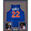 Framed Autographed/Signed Larry Nance 35x39 Cleveland Blue Basketball Jersey JSA COA