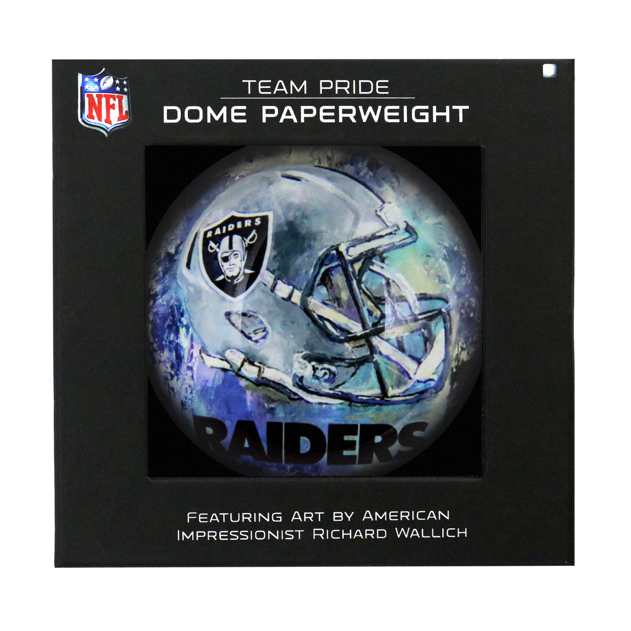 Las Vegas Raiders Paperweight Domed - Sports Collectibles, Sports Memorabilia, Sports Fan Shop, Sports Gifts