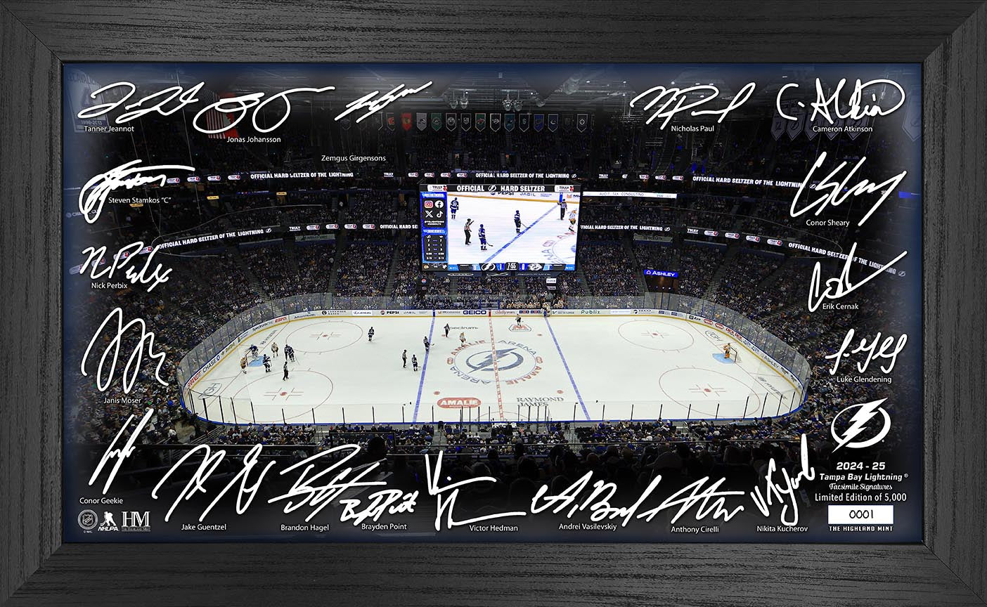 Tampa Bay Lightning 2024-25 Signature Rink - Sports Collectibles, Sports Memorabilia, Sports Fan Shop, Sports Gifts