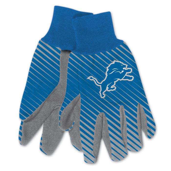 Detroit Lions Adult Two-Tone Gloves - Sports Collectibles, Sports Memorabilia, Sports Fan Shop, Sports Gifts