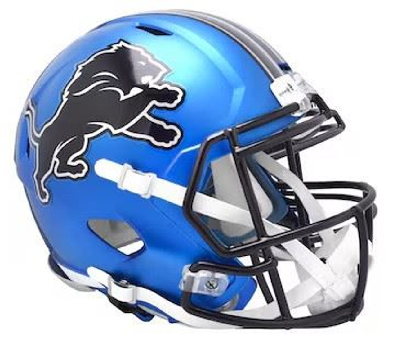 Detroit Lions (2024) Alternate Riddell Speed Mini Helmet - Sports Collectibles, Sports Memorabilia, Sports Fan Shop, Sports Gifts