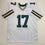 Autographed/Signed Davante Adams Green Bay White Football Jersey Beckett BAS COA