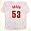 Autographed/Signed Bobby Abreu Philadelphia Pinstripe Baseball Jersey Beckett BAS COA