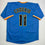 Autographed/Signed Jackson Chourio Milwaukee Light Blue Baseball Jersey Beckett BAS COA