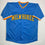 Autographed/Signed Jackson Chourio Milwaukee Light Blue Baseball Jersey Beckett BAS COA