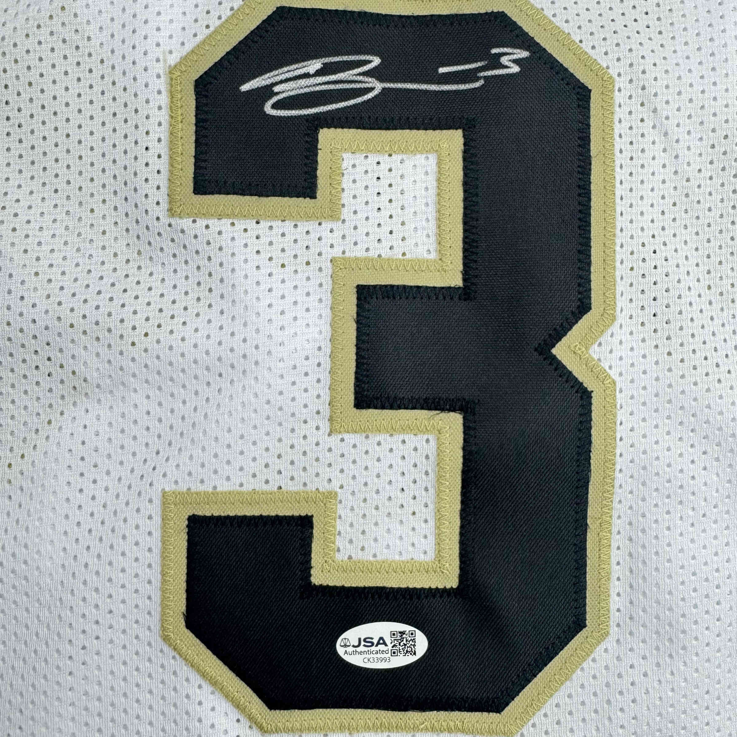 Autographed/Signed Braden Smith Purdue White College Basketball Jersey JSA COA