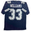 Autographed/Signed Javonte Williams Dallas Blue Football Jersey Beckett BAS COA