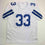Autographed/Signed Javonte Williams Dallas White Football Jersey Beckett BAS COA