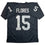 Autographed/Signed Tom Flores Las Vegas Oakland Black Football Jersey Beckett BAS COA