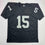 Autographed/Signed Tom Flores Las Vegas Oakland Black Football Jersey Beckett BAS COA