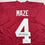 Autographed/Signed Marquis Maze Alabama Red College Football Jersey PSA COA
