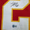 Autographed/Signed Jamaal Charles Kansas City Red Football Jersey JSA COA