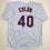 Autographed/Signed Bartolo Colon Inscribed Big Sexy New York Pinstripe Baseball Jersey Beckett BAS COA