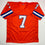 Autographed/Signed John Elway Denver Orange Retro Football Jersey JSA COA