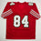 Autographed/Signed Brent Jones San Francisco Red Alternate Football Jersey Beckett BAS COA