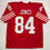 Autographed/Signed Brent Jones San Francisco Red Football Jersey Beckett BAS COA