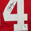 Autographed/Signed Brent Jones San Francisco Red Football Jersey Beckett BAS COA