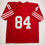 Autographed/Signed Brent Jones San Francisco Red Football Jersey Beckett BAS COA