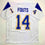 Autographed/Signed Dan Fouts San Diego White Football Jersey Beckett BAS COA