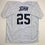 Autographed/Signed Tommy John New York Pinstripe Baseball Jersey Beckett BAS COA