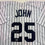 Autographed/Signed Tommy John New York Pinstripe Baseball Jersey Beckett BAS COA